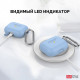 Силіконовий чохол AhaStyle з карабіном для Apple AirPods Pro Blue (AHA-0P100-SBL) Силіконовий чохол AhaStyle з карабіном для Apple AirPods Pro Blue (AHA-0P100-SBL)