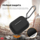 Силиконовый чехол AhaStyle с карабином для Apple AirPods Pro Black (AHA-0P100-BLK) Силиконовый чехол AhaStyle с карабином для Apple AirPods Pro Black (AHA-0P100-BLK)