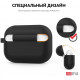 Силиконовый чехол AhaStyle с карабином для Apple AirPods Pro Black (AHA-0P100-BLK) Силиконовый чехол AhaStyle с карабином для Apple AirPods Pro Black (AHA-0P100-BLK)