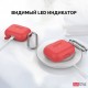 Силіконовий чохол AhaStyle з карабіном для Apple AirPods Pro Red (AHA-0P100-RED) Силіконовий чохол AhaStyle з карабіном для Apple AirPods Pro Red (AHA-0P100-RED)