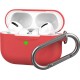 Силіконовий чохол AhaStyle з карабіном для Apple AirPods Pro Red (AHA-0P100-RED) Силіконовий чохол AhaStyle з карабіном для Apple AirPods Pro Red (AHA-0P100-RED)