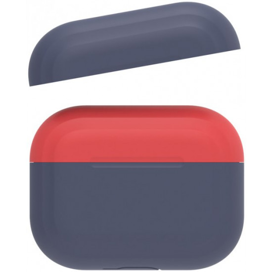 Two-color silicone case AhaStyle for Apple AirPods Pro Dark Blue Red (AHA-0P200-NNR) Two-color silicone case AhaStyle for Apple AirPods Pro Dark Blue Red (AHA-0P200-NNR)