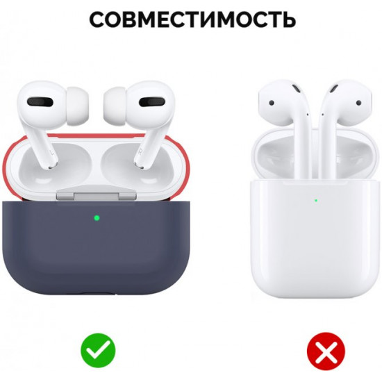 Two-color silicone case AhaStyle for Apple AirPods Pro Dark Blue Red (AHA-0P200-NNR) Two-color silicone case AhaStyle for Apple AirPods Pro Dark Blue Red (AHA-0P200-NNR)