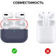 Two-color silicone case AhaStyle for Apple AirPods Pro Dark Blue Red (AHA-0P200-NNR) Two-color silicone case AhaStyle for Apple AirPods Pro Dark Blue Red (AHA-0P200-NNR)