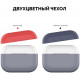 Two-color silicone case AhaStyle for Apple AirPods Pro Dark Blue Red (AHA-0P200-NNR) Two-color silicone case AhaStyle for Apple AirPods Pro Dark Blue Red (AHA-0P200-NNR)