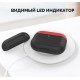  Двухцветный cиликоновый чехол AhaStyle для Apple AirPods Pro Black Red (AHA-0P200-BBR)