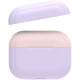Двухцветный cиликоновый чехол AhaStyle для Apple AirPods Pro Lavander Pink (AHA-0P200-LLP) Двухцветный cиликоновый чехол AhaStyle для Apple AirPods Pro Lavander Pink (AHA-0P200-LLP)