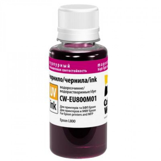 Ink ColorWay Epson L800 Magenta EU800M (CW-EU800M01) Ink ColorWay Epson L800 Magenta EU800M (CW-EU800M01)