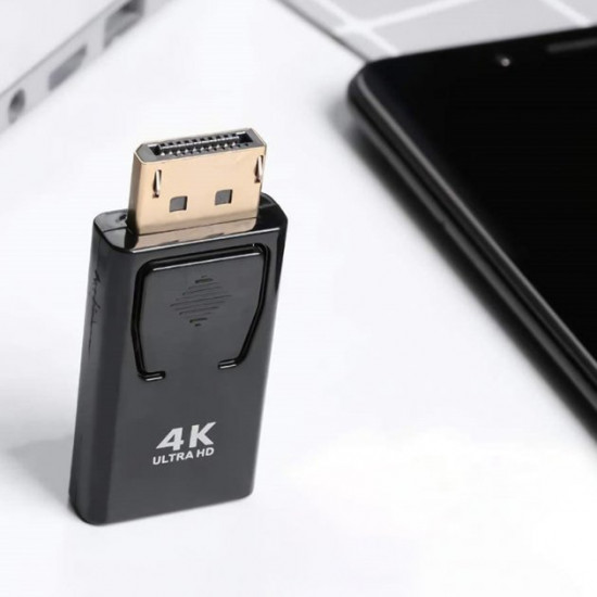 Переходник U&P DisplayPort - HDMI 4K 0.1 м Black (WAZ-HD82-BK) Переходник U&P DisplayPort - HDMI 4K 0.1 м Black (WAZ-HD82-BK)