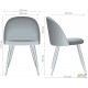 Стілець AMF обідній Sherry beech/dark grey velvet 545870 Стілець AMF обідній Sherry beech/dark grey velvet 545870