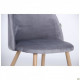 Стілець AMF обідній Sherry beech/dark grey velvet 545870 Стілець AMF обідній Sherry beech/dark grey velvet 545870