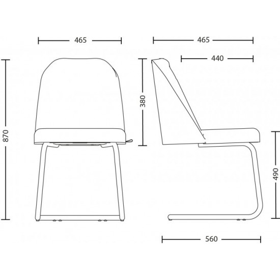 Chair Nowy Styl MILANA ordf CF CHROME (BOX-1) ECO-07 Chair Nowy Styl MILANA ordf CF CHROME (BOX-1) ECO-07