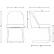 Chair Nowy Styl MILANA ordf CF CHROME (BOX-1) ECO-07 Chair Nowy Styl MILANA ordf CF CHROME (BOX-1) ECO-07
