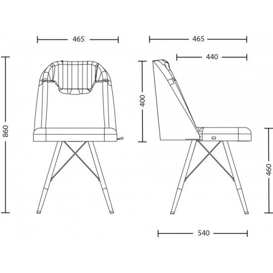 Chair Nowy Styl MILANA ordf 4LX CHROME (BOX-1) PR-03 Chair Nowy Styl MILANA ordf 4LX CHROME (BOX-1) PR-03