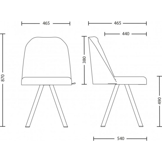 Chair Nowy Styl MILANA ordf 4L WHITE (BOX-1) ECO-07 Chair Nowy Styl MILANA ordf 4L WHITE (BOX-1) ECO-07