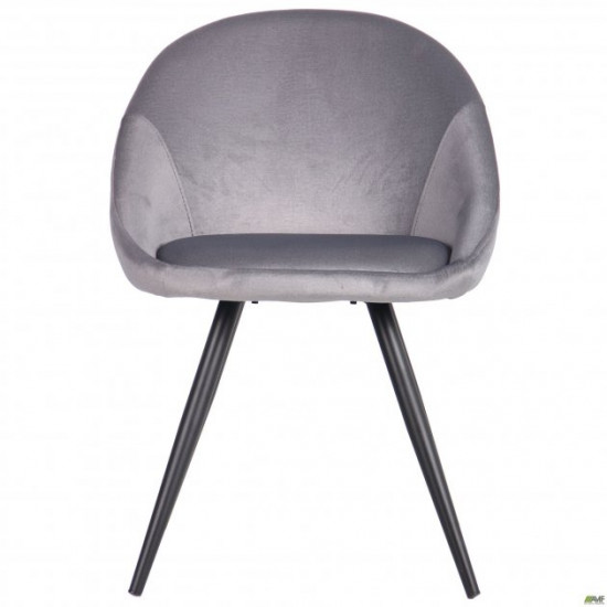 Стул AMF обеденный Mary black/silver 545860 Стул AMF обеденный Mary black/silver 545860