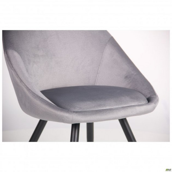 Стул AMF обеденный Mary black/silver 545860 Стул AMF обеденный Mary black/silver 545860