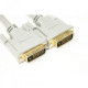 Відео кабель PowerPlant DVI-D 24M-24M Double ferrites 1.5м, Grаy