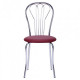 Chair for kitchen, cafe, bar Vanessa chrome/leatherette Naples N-08 burgundy AMF Chair for kitchen, cafe, bar Vanessa chrome/leatherette Naples N-08 burgundy AMF