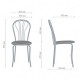 Chair for kitchen, cafe, bar Vanessa chrome/leatherette Naples N-08 burgundy AMF Chair for kitchen, cafe, bar Vanessa chrome/leatherette Naples N-08 burgundy AMF