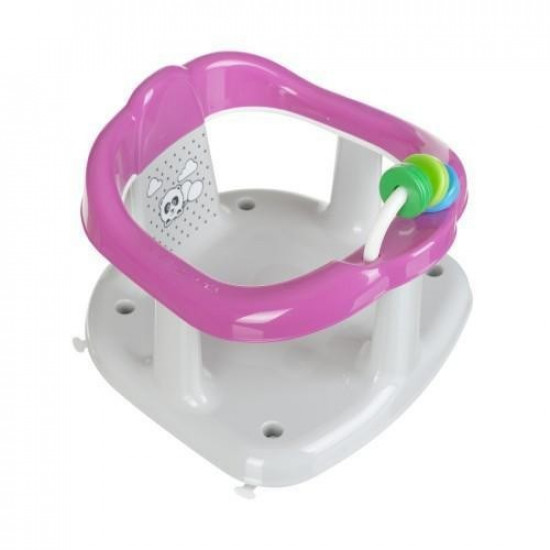 Maltex Panda baby bathing chair, pink and gray Maltex Panda baby bathing chair, pink and gray