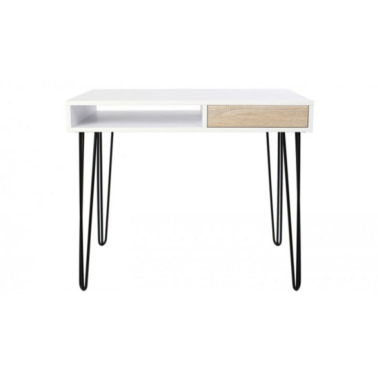 Письмовий стіл HairpinlegsUA Desk Pro 1000 (100х60х76.6см) White Black (1793) Письмовий стіл HairpinlegsUA Desk Pro 1000 (100х60х76.6см) White Black (1793)