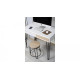 Письмовий стіл HairpinlegsUA Desk Pro 1000 (100х60х76.6см) White Black (1793) Письмовий стіл HairpinlegsUA Desk Pro 1000 (100х60х76.6см) White Black (1793)