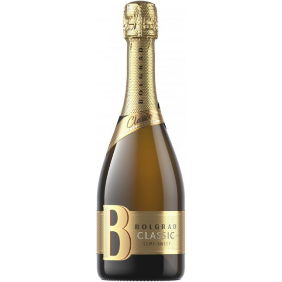 Sparkling wine Bolgrad Classic white semi-sweet 0.75 l 10.5-12.5% (4820013031688) Sparkling wine Bolgrad Classic white semi-sweet 0.75 l 10.5-12.5% (4820013031688)