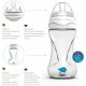 Baby Anti-colic feeding bottle Nuvita Mimic Cool 250 ml Black (NV6032BLACK) Baby Anti-colic feeding bottle Nuvita Mimic Cool 250 ml Black (NV6032BLACK)