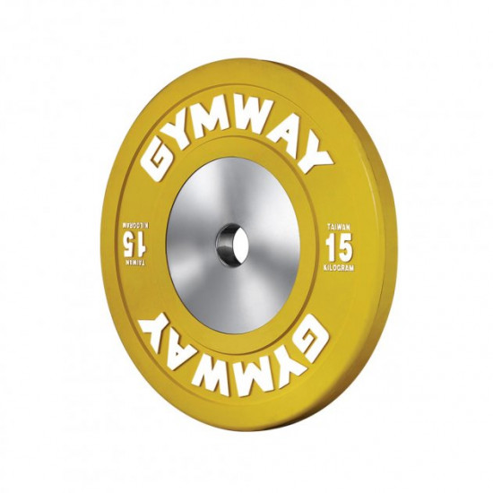 Диск бамперный соревновательный GymWay, 15 кг WPR-15K Диск бамперный соревновательный GymWay, 15 кг WPR-15K