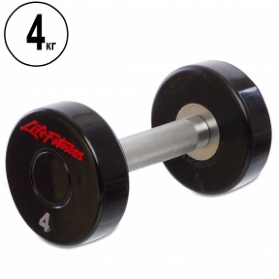 Гантель/гиря Цельная профессиональная Life Fitness (1шт) SC-80081-4 4кг (EL002250) Гантель/гиря Цельная профессиональная Life Fitness (1шт) SC-80081-4 4кг (EL002250)