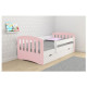 Дитяче ліжко Kocot Kids Classic 1 Mix з ящиком 160х80 см Рожеве (5903282030947) Дитяче ліжко Kocot Kids Classic 1 Mix з ящиком 160х80 см Рожеве (5903282030947)