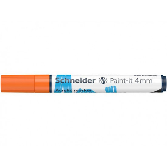 Маркер акриловый Schneider Paint-it 320 4 мм оранжевый (S120206) Маркер акриловый Schneider Paint-it 320 4 мм оранжевый (S120206)