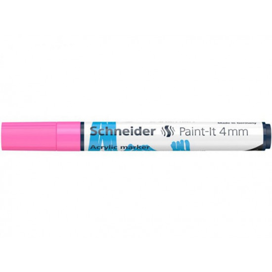 Маркер акриловый Schneider Paint-it 320 4 мм розовый (S120209) Маркер акриловый Schneider Paint-it 320 4 мм розовый (S120209)