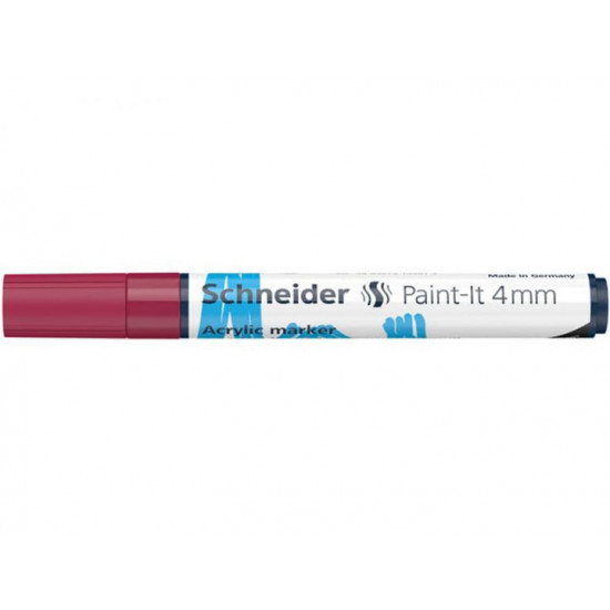Маркер акриловый Schneider Paint-it 320 4 мм бордовый (S120261) Маркер акриловый Schneider Paint-it 320 4 мм бордовый (S120261)