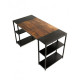 Practical computer desk Home Fest Arkan in Loft style Brown Practical computer desk Home Fest Arkan in Loft style Brown