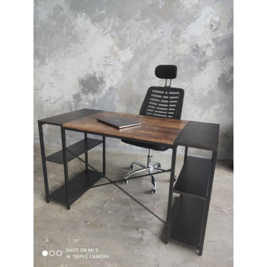 Practical computer desk Home Fest Arkan in Loft style Brown Practical computer desk Home Fest Arkan in Loft style Brown