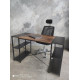 Practical computer desk Home Fest Arkan in Loft style Brown Practical computer desk Home Fest Arkan in Loft style Brown