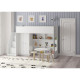 Ліжко-горище KidsBunkBed K-047 білий рожевий 2245×808×1405 мм Ліжко-горище KidsBunkBed K-047 білий рожевий 2245×808×1405 мм