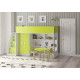 Ліжко-горище KidsBunkBed K-047 білий рожевий 2245×808×1405 мм Ліжко-горище KidsBunkBed K-047 білий рожевий 2245×808×1405 мм