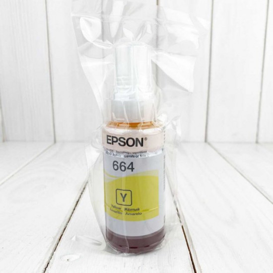 Чорнило для принтера водорозчинне Epson T6644 (100 мл) yellow (7751)