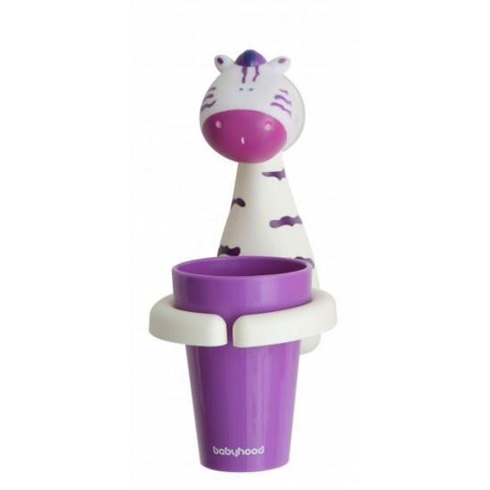 Стаканчик для зубних щіток Babyhood Зебра (BH-703Z) (6923149601041) Стаканчик для зубних щіток Babyhood Зебра (BH-703Z) (6923149601041)