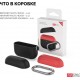 Two-color silicone case AhaStyle for Apple AirPods Pro Black with red (AHA-0P400-BBR) Two-color silicone case AhaStyle for Apple AirPods Pro Black with red (AHA-0P400-BBR)