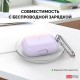 Two-color silicone case AhaStyle for Apple AirPods Pro Lavender with pink (AHA-0P400-LLP) Two-color silicone case AhaStyle for Apple AirPods Pro Lavender with pink (AHA-0P400-LLP)