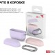 Two-color silicone case AhaStyle for Apple AirPods Pro Lavender with pink (AHA-0P400-LLP) Two-color silicone case AhaStyle for Apple AirPods Pro Lavender with pink (AHA-0P400-LLP)