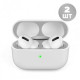 AhaStyle Nickel Protective Stickers for Apple AirPods Pro Silver (AHA-01680-SLR) AhaStyle Nickel Protective Stickers for Apple AirPods Pro Silver (AHA-01680-SLR)