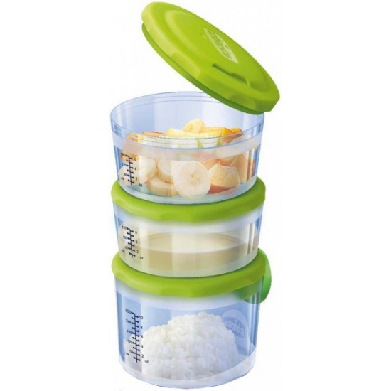 Набор контейнеров Chicco Easy Meal Зеленый 3 шт (07658.00.00) Набор контейнеров Chicco Easy Meal Зеленый 3 шт (07658.00.00)