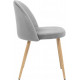 Chair Rondi Robbie Wood effect legs Gray (1410198625) Chair Rondi Robbie Wood effect legs Gray (1410198625)