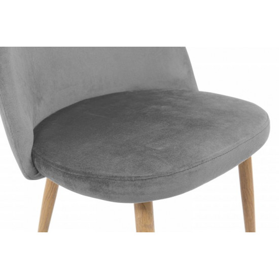 Chair Rondi Robbie Wood effect legs Gray (1410198625) Chair Rondi Robbie Wood effect legs Gray (1410198625)