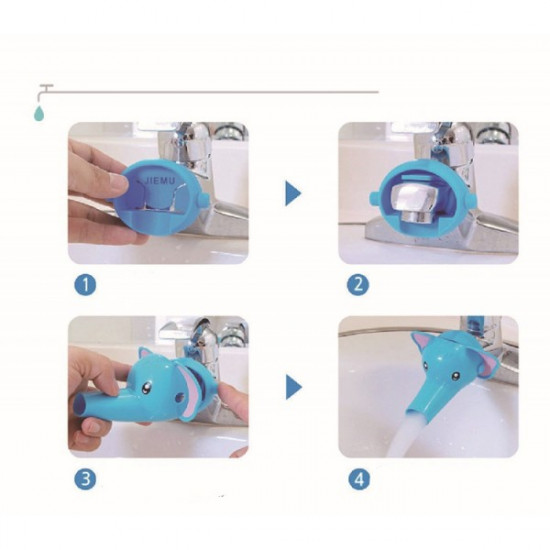 Faucet extension attachment Jiemu BE-1 (blue elephant) Faucet extension attachment Jiemu BE-1 (blue elephant)